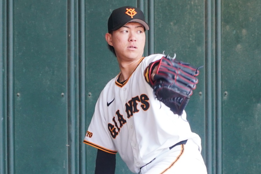 巨人・園田純規【写真：湯浅大】