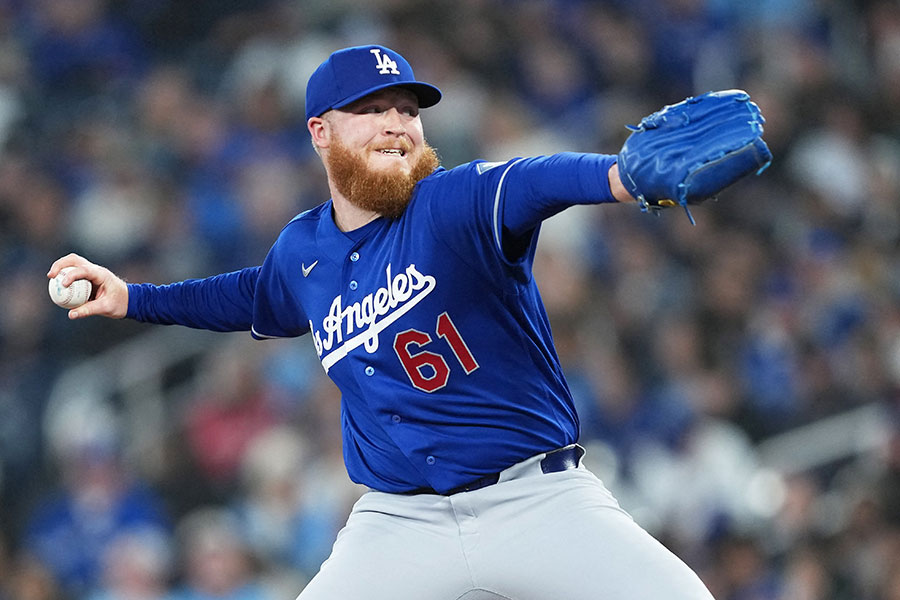 ドジャースのウィル・クライン【写真:ロイター】