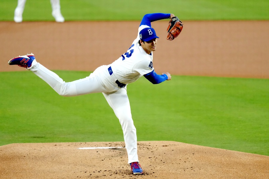 メッツ戦で好投したドジャース・大谷翔平【写真：黒澤崇】