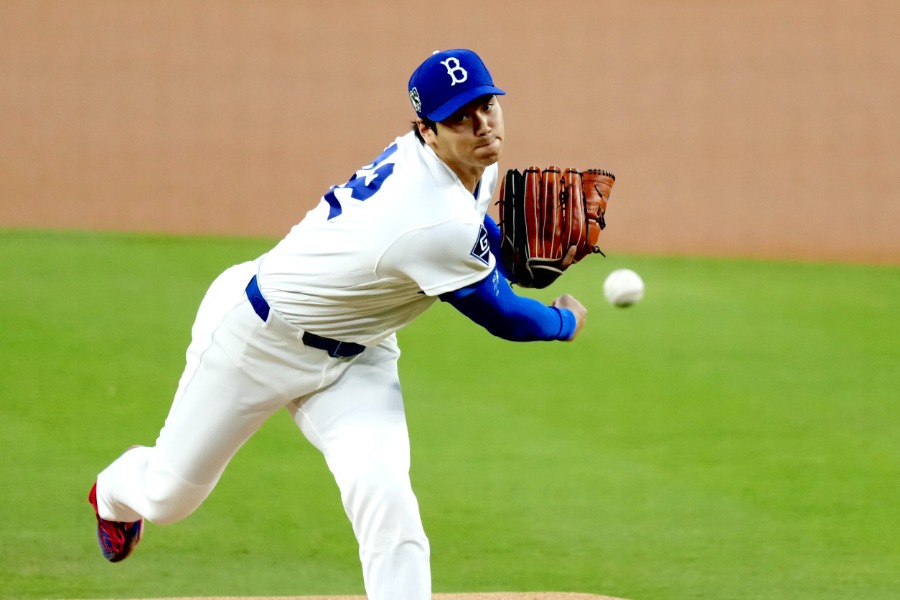 メッツ戦に先発したドジャース・大谷翔平【写真：黒澤崇】