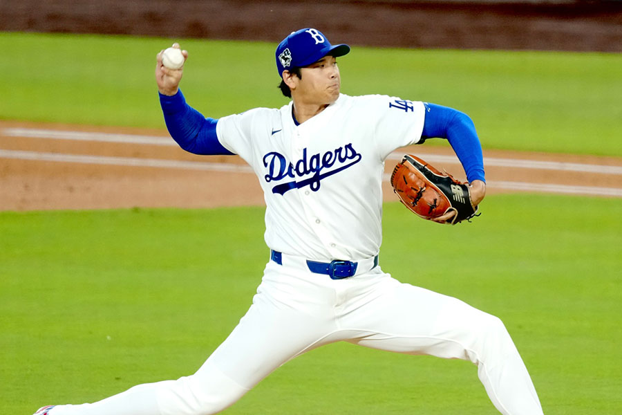 メッツ戦で2勝目を挙げたドジャース・大谷翔平【写真：黒澤崇】