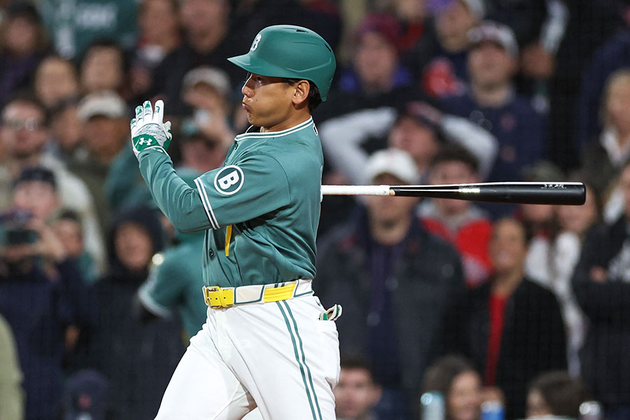 紅襪吉田正尚再見安打立功 美球迷喊話要他先發