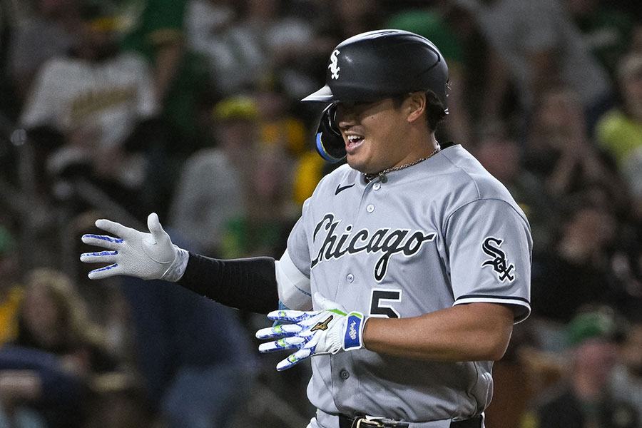 アスレチックス戦で6号を放ったWソックス・村上宗隆【写真：ロイター】