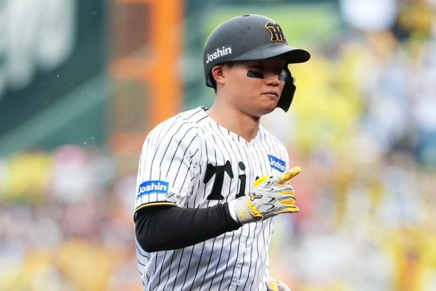 阪神・森下翔太【写真：小林靖】