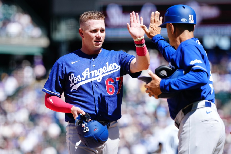 メジャーデビューを果たしたドジャースのライアン・ウォード【写真：黒澤崇】