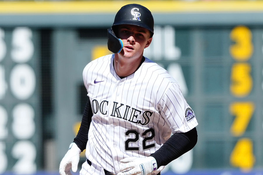 ドジャース戦で6号を放ったロッキーズのミッキー・モニアック【写真：黒澤崇】