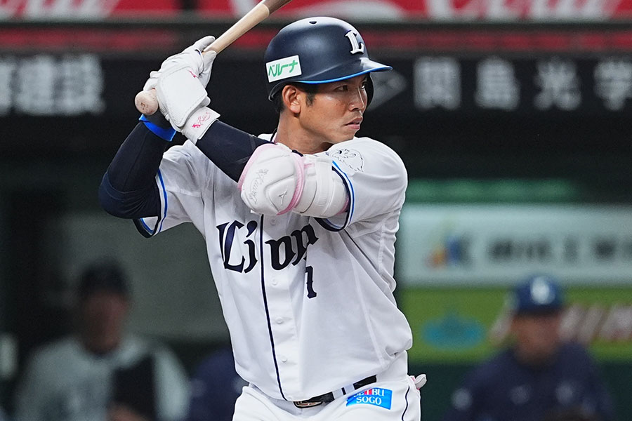 西武・桑原将志【写真：小林靖】