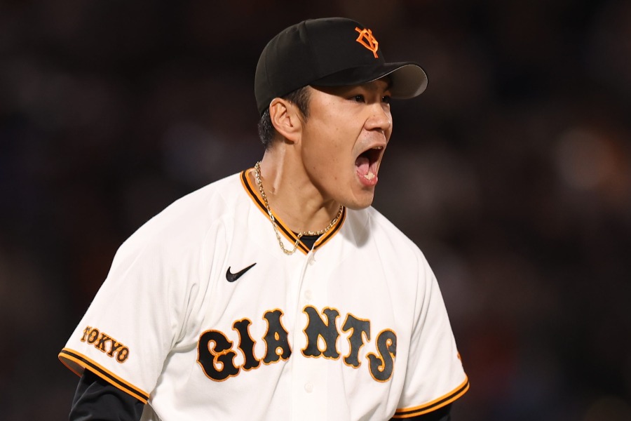 長野での中日戦に登板した巨人・則本昂大【写真提供：産経新聞社】