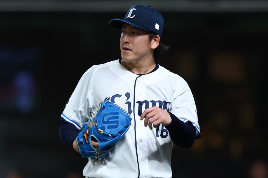 ソフトバンク戦に先発した西武・隅田知一郎【写真：加治屋友輝】