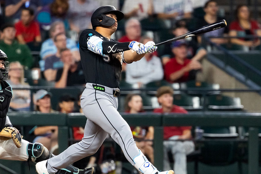 Dバックス戦で9号を放ったホワイトソックス・村上宗隆【写真：ロイター】