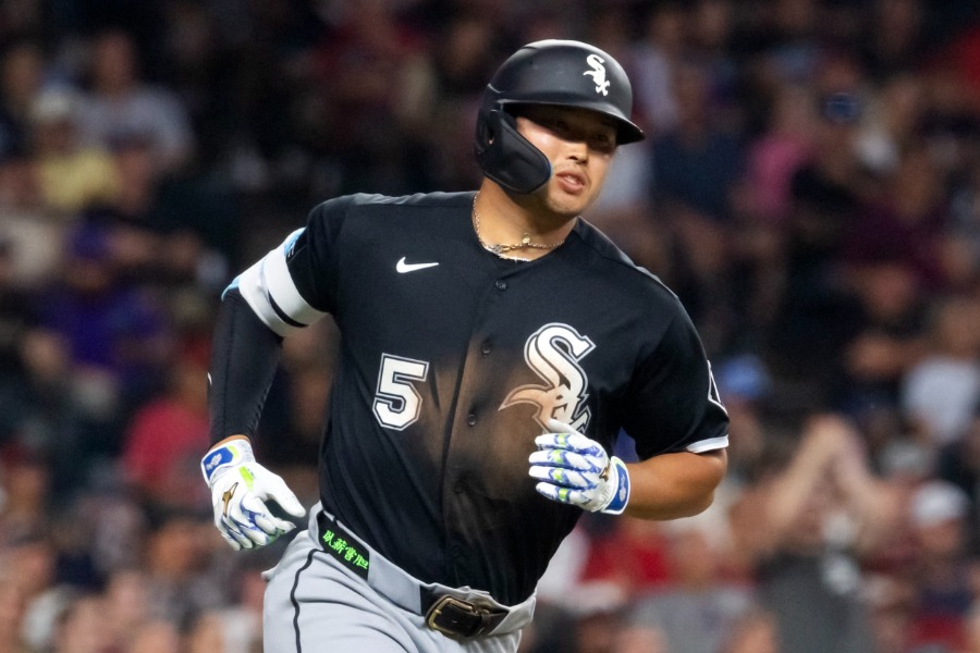 9号ソロ本塁打を放ったホワイトソックス・村上宗隆【写真：ロイター】