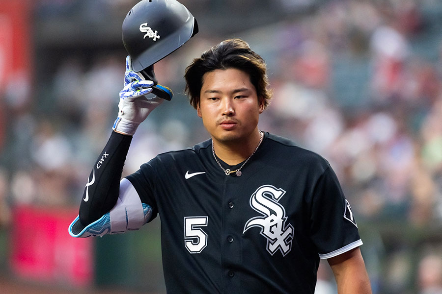 Dバックス戦に出場したホワイトソックス・村上宗隆【写真：ロイター】