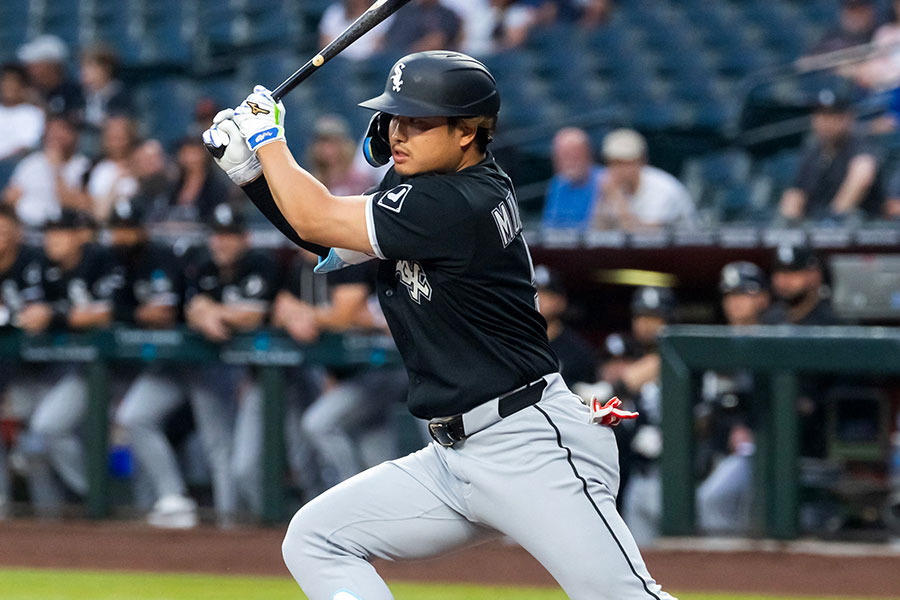 Dバックス戦に出場したホワイトソックス・村上宗隆【写真：ロイター】