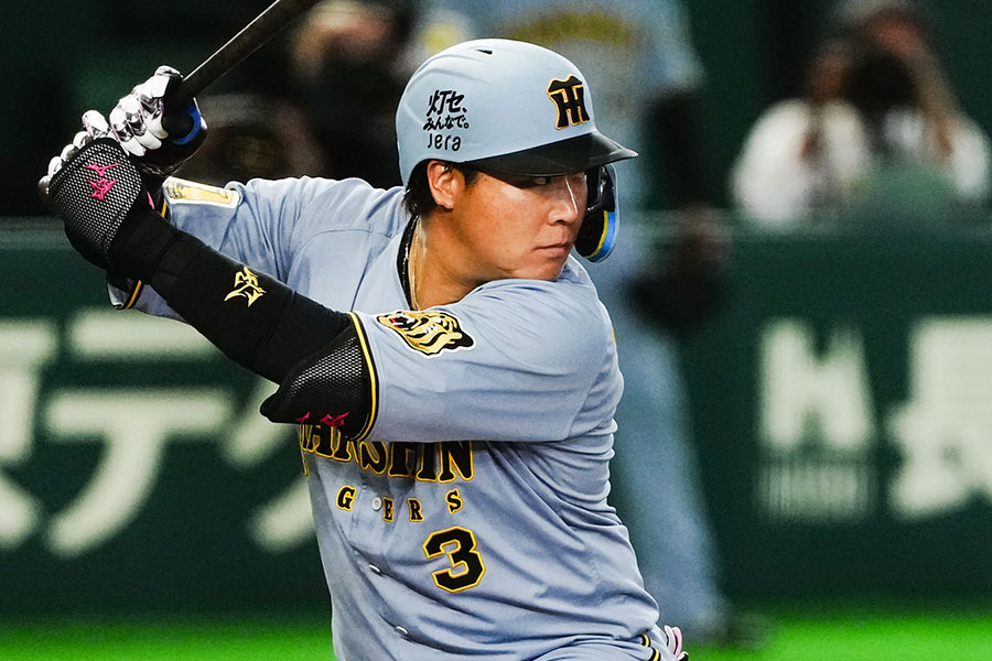 阪神・大山悠輔【写真：黒澤崇】