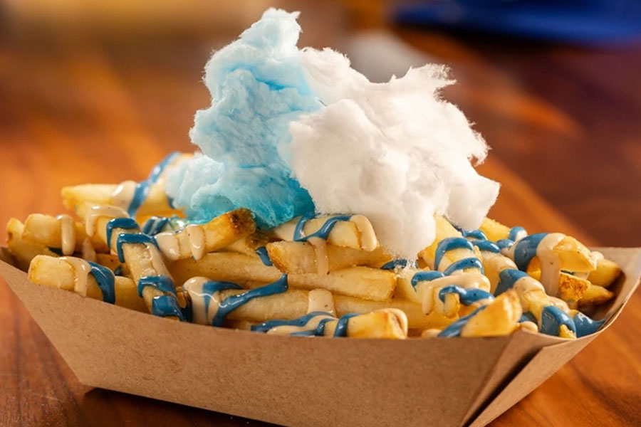 ブルージェイズが今季も特製のフライドポテトを販売【写真：MLB公式Xより】