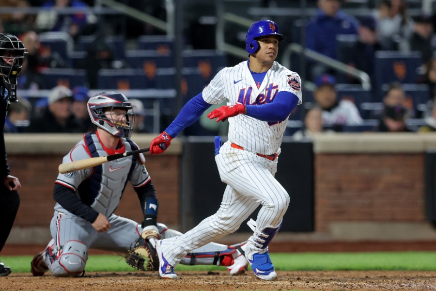 ツインズ戦に出場したメッツのフアン・ソト【写真：ロイター】