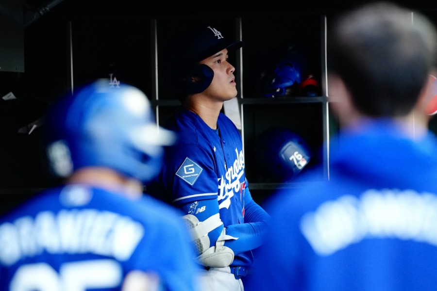 3ランを許したドジャース・大谷翔平【写真：黒澤崇】