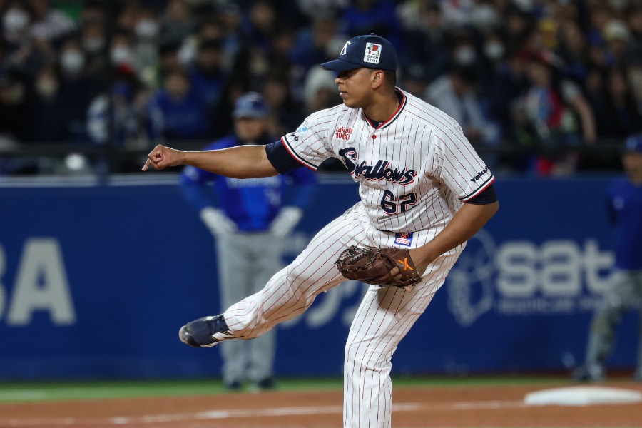 ヤクルトのヘスス・リランソ【写真：加治屋友輝】