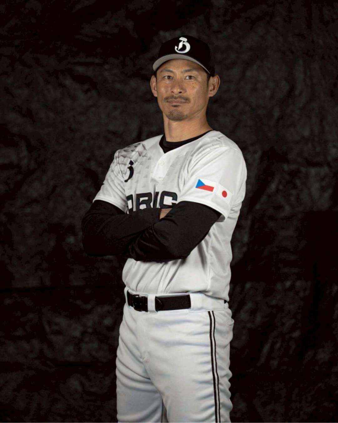 肩周りがややきつめもチェコと日本の国旗が入ったユニホーム【写真提供：Draci Brno】