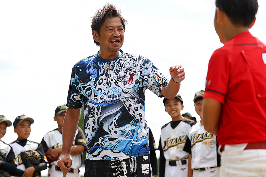 野球講演家の年中夢球氏【写真：加治屋友輝】