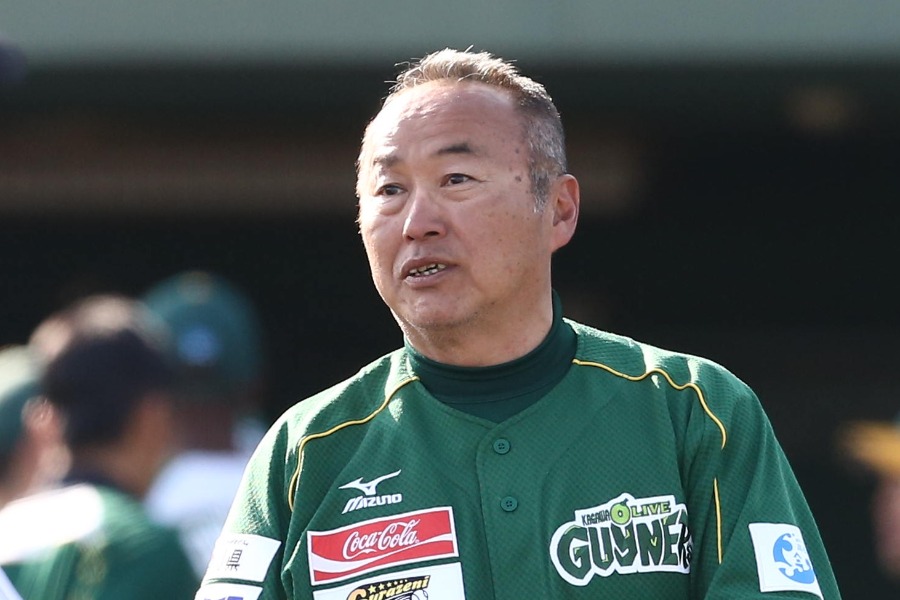 香川オリーブガイナーズの監督時代の西田真二氏【写真提供：産経新聞社】