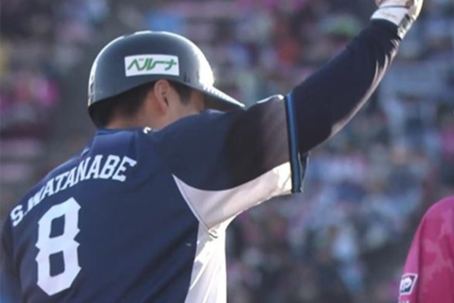 西武・渡部聖弥【画像：パーソル パ・リーグTV】