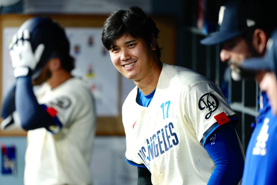 カブス戦に出場したドジャース・大谷翔平【写真：黒澤崇】