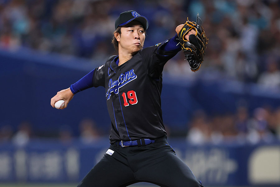 ヤクルト戦に登板した中日・高橋宏斗【写真提供：産経新聞社】