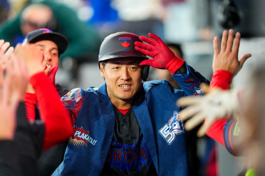 ブルージェイズ・岡本和真【写真：ロイター】