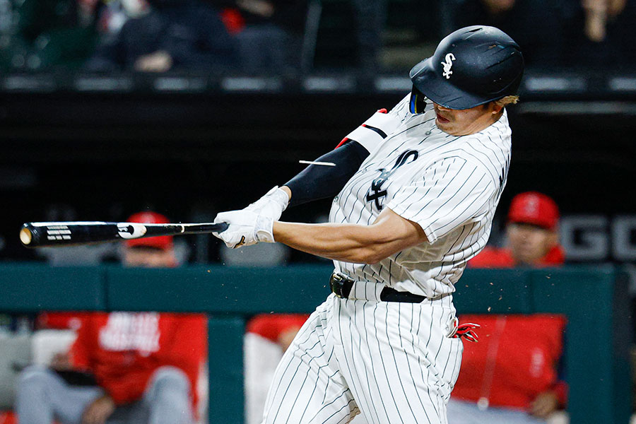 エンゼルス戦に出場したホワイトソックス・村上宗隆【写真：ロイター】