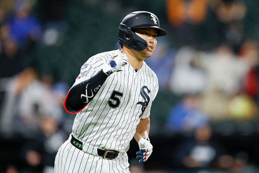 エンゼルス戦で12号を放ったホワイトソックス・村上宗隆【写真：ロイター】