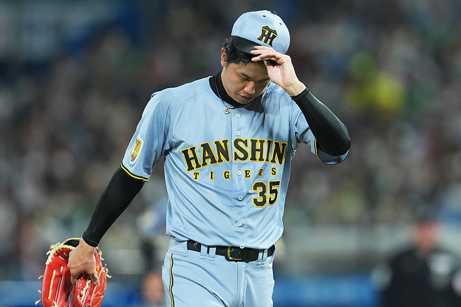 ヤクルト戦に先発した阪神・才木浩人【写真提供：産経新聞社】