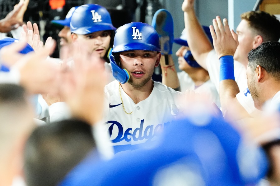 ドジャースのダルトン・ラッシング【写真：黒澤崇】