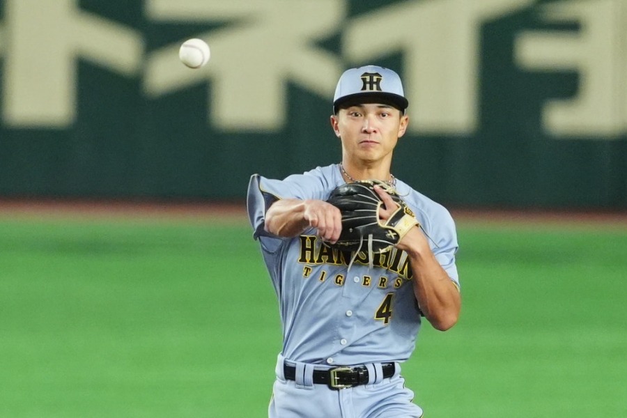 阪神・熊谷敬宥【写真：小林靖】