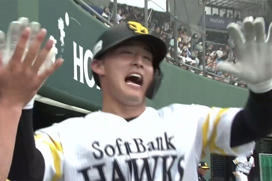 ソフトバンク・藤田悠太郎【画像：パーソル パ・リーグTV】