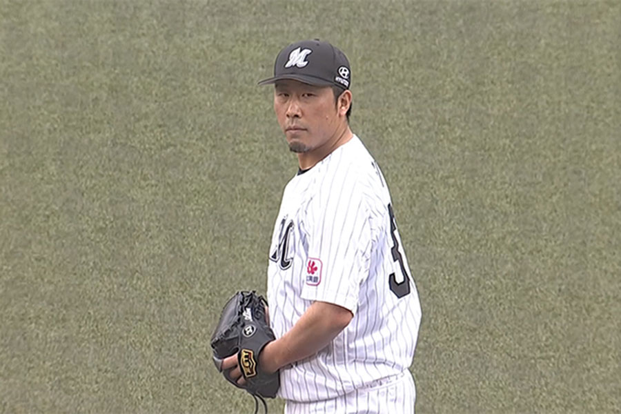 4勝目を挙げたロッテ・八木彬【画像：パーソル パ・リーグTV】