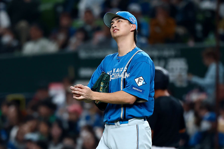 西武戦に先発した日本ハム・達孝太【写真：加治屋友輝】