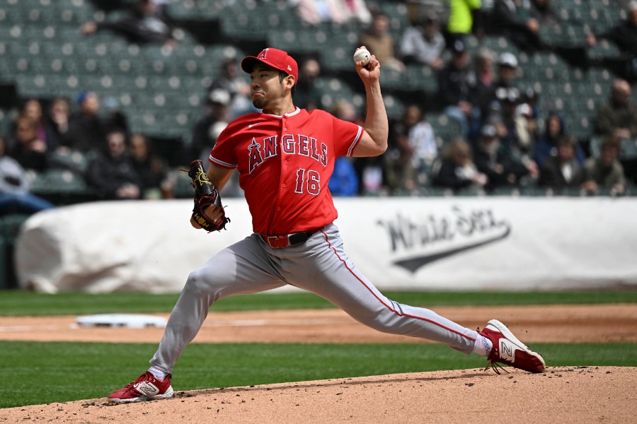 ホワイトソックス戦に先発したエンゼルス・菊池雄星【写真：ロイター】