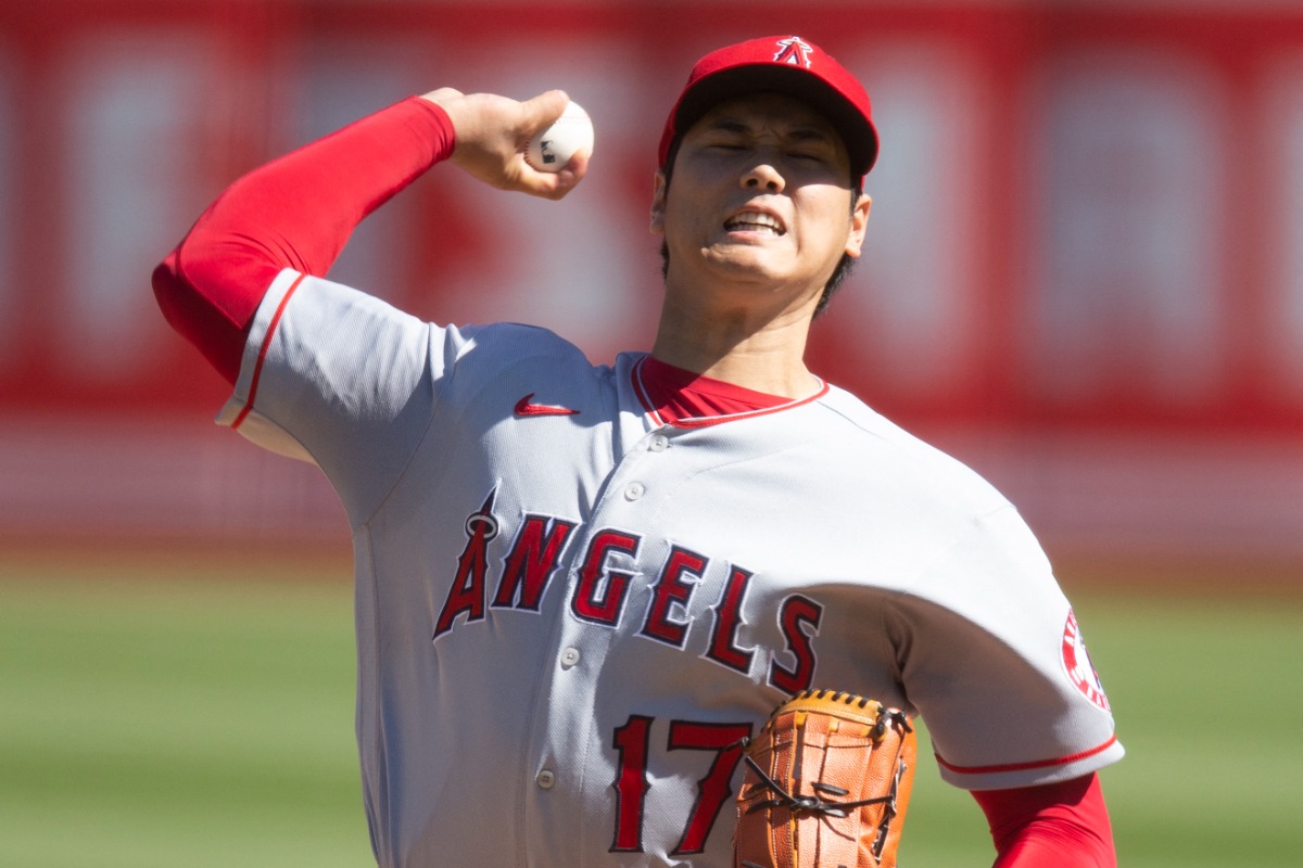 エンゼルス時代の大谷翔平【写真：ロイター】