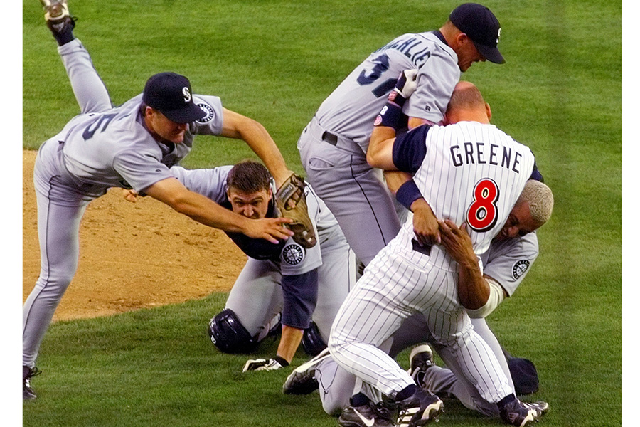 1999年のマリナーズ対エンゼルス戦で乱闘騒ぎが勃発【写真：アフロ】