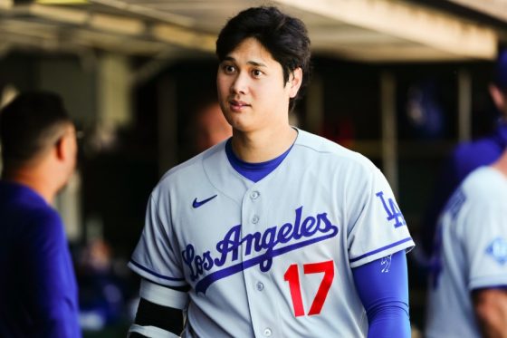 大谷翔平が“特別出演”　ド軍美人レポーターの投稿でただ1人…切り取った真剣な眼差し