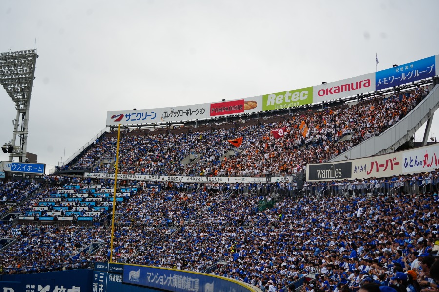 DeNAの本拠地・横浜スタジアム【写真:町田利衣】