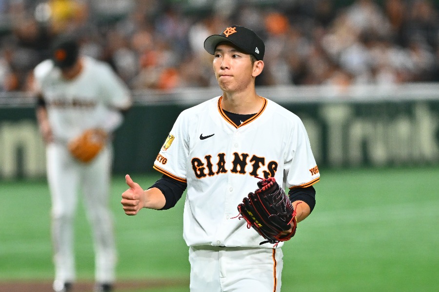 巨人・戸郷翔征【写真：古川剛伊】