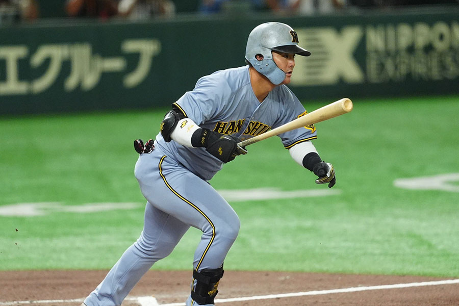 阪神・前川右京【写真：小林靖】