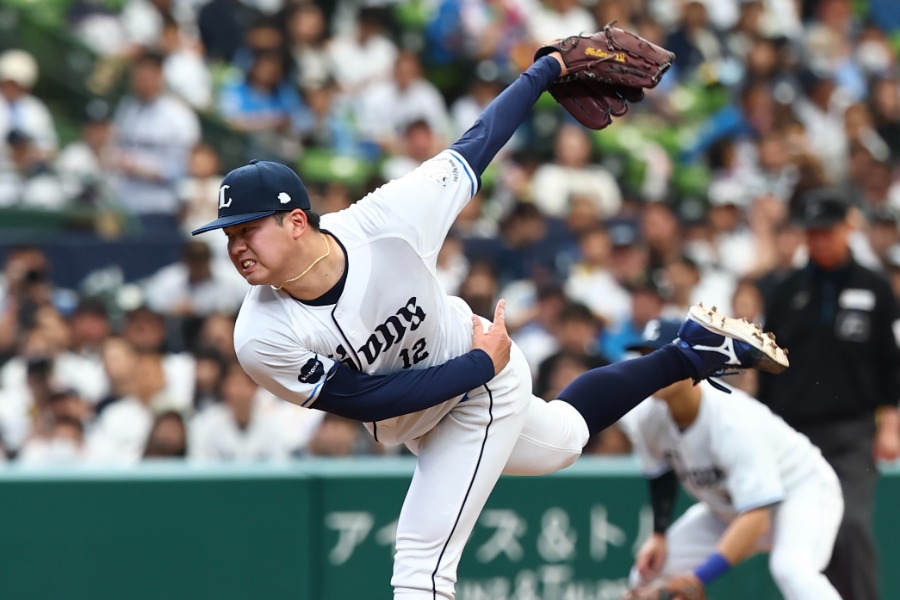 ソフトバンク戦に先発した西武・渡邉勇太朗【写真：加治屋友輝】
