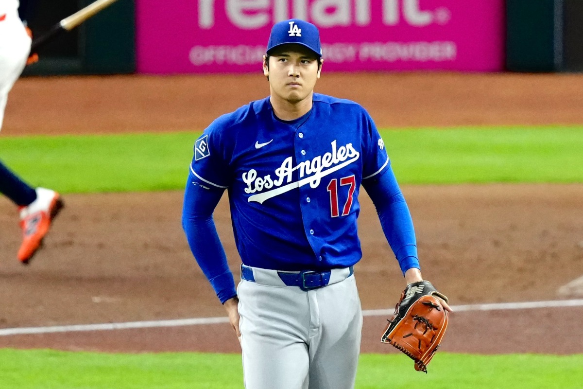 アストロズ戦に先発したドジャース・大谷翔平【写真：黒澤崇】