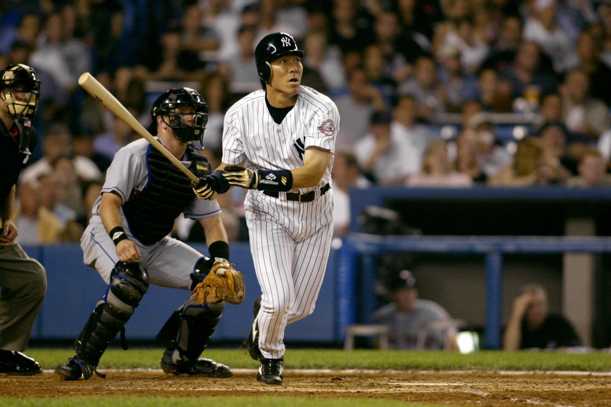 ヤンキース1年目の松井秀喜【写真：アフロ】
