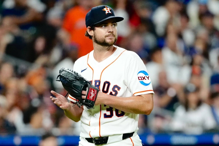 6日のドジャース戦で今季2勝目を挙げたアストロズのピーター・ランバート【写真：黒澤崇】