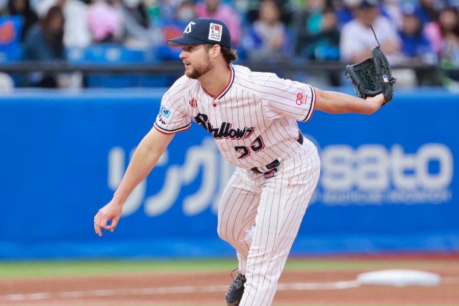 ヤクルト時代のランバート【写真：小池義弘】