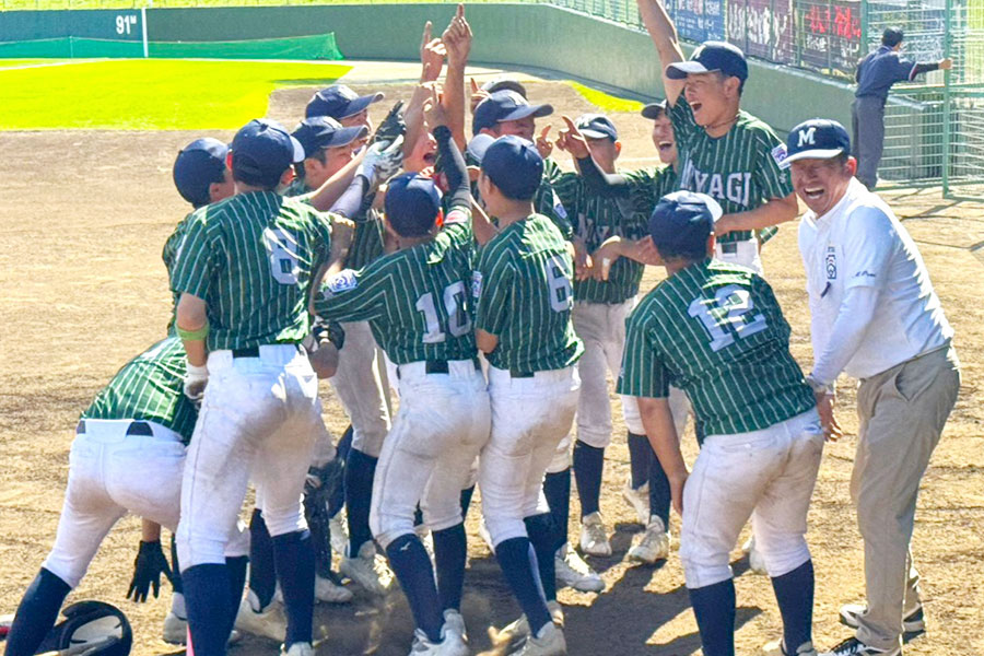 準決勝に進んだ宮城リーグナイン【写真：清水孝司】